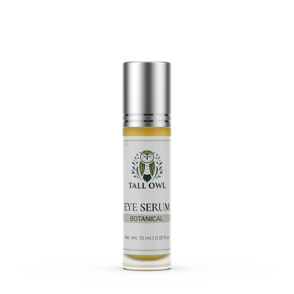 Natural botanical eye serum with roller applicator - Tall Owl Skincare