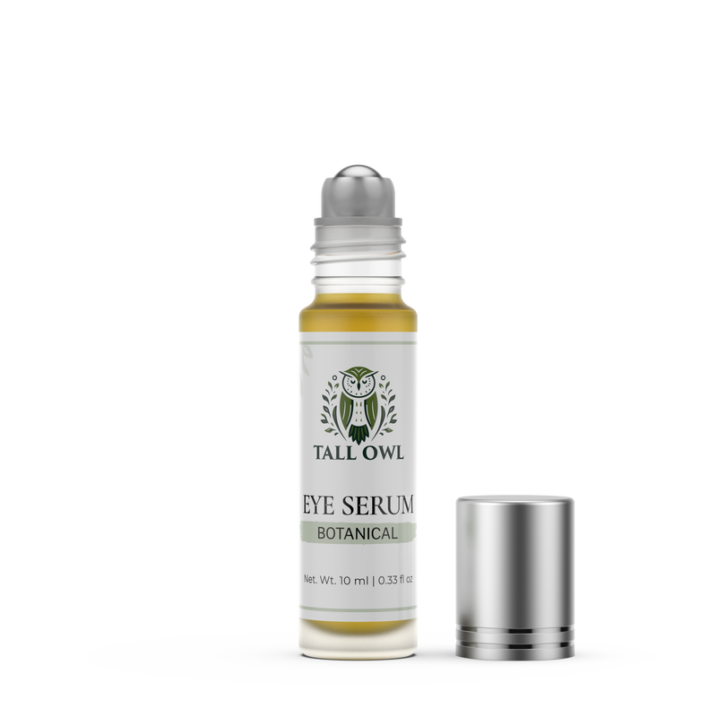 Natural botanical eye serum with roller applicator - Tall Owl Skincare